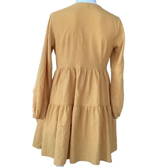 Fancyinn tiered mini dress medium.  0665 - Picture 5 of 8